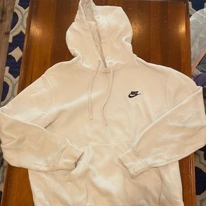 White Nike hoodie size mens medium